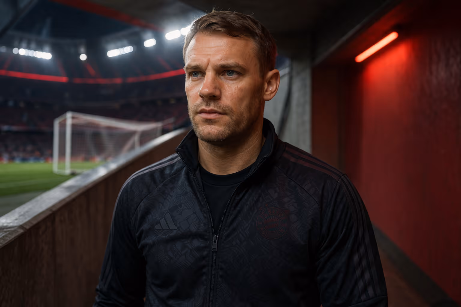 Manuel Neuer mit 40 am Scheideweg | Symbolbild KI-generiert © 2026 EMH AG JS by OpenAI 5.4