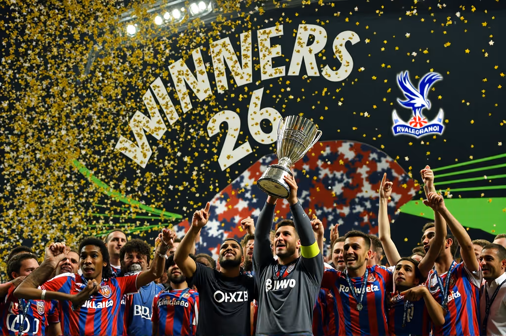 Crystal Palace krönt Glasners Abschied: Ein Abstauber reicht für Europa | Symbolbild KI-generiert © 2026 EMH AG JS by Flux