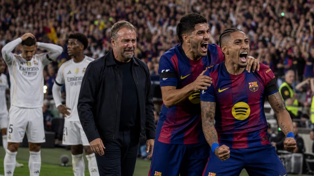 Barca schlägt Real und ist Meister | Symbolbild KI-generiert © 2026 EMH AG JS by OpenAI 5.5