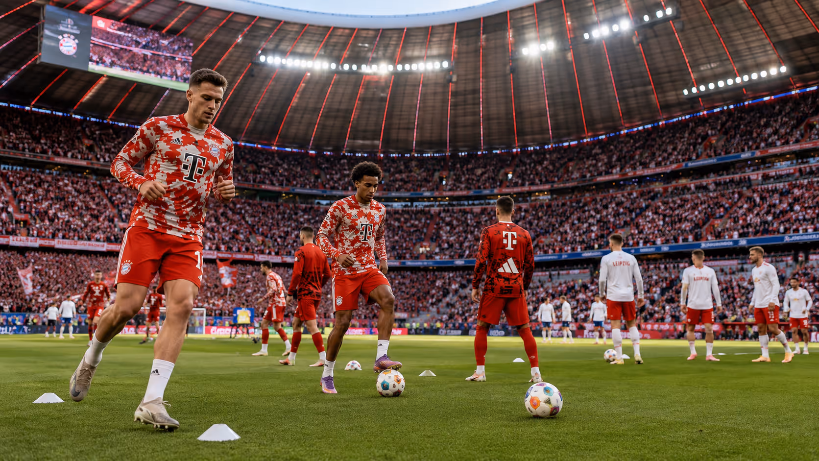 Bayern gegen Leipzig: Generalprobe mit Signalwirkung | Symbolbild KI-generiert © 2026 EMH AG JS by OpenAI 5.5