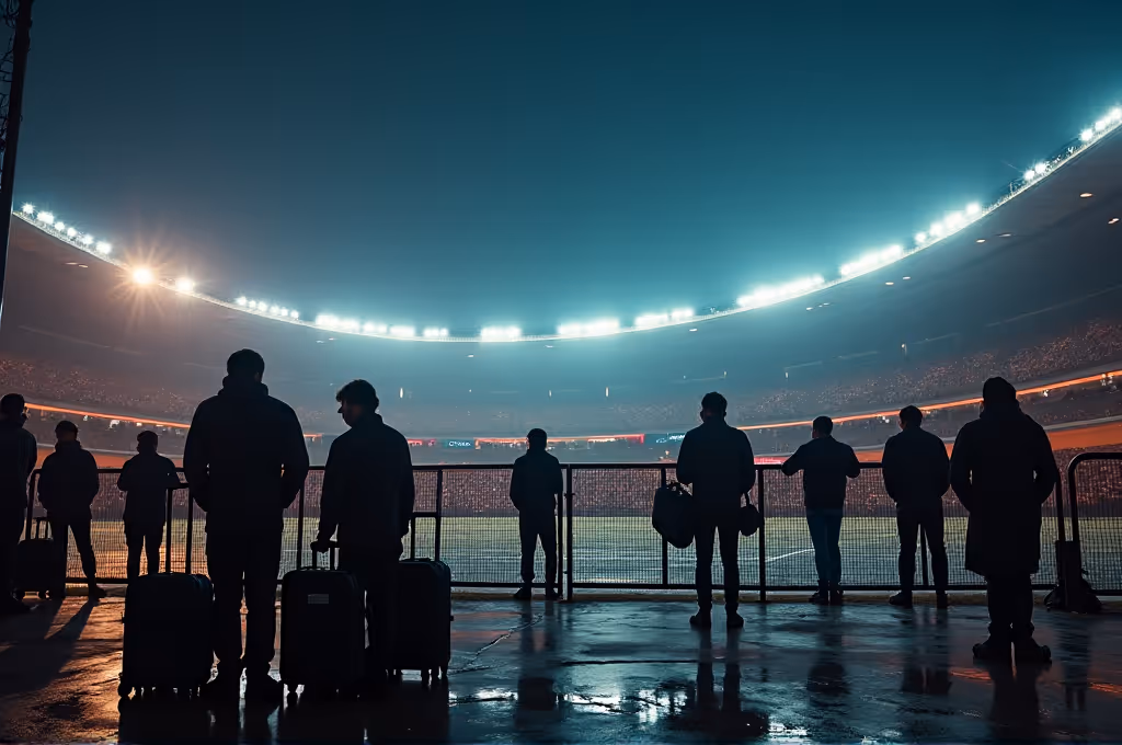 Iran-Fans ausgesperrt: Wird die WM zur Grenzkontrolle? | Symbolbild KI-generiert © 2026 EMH AG JS by Flux