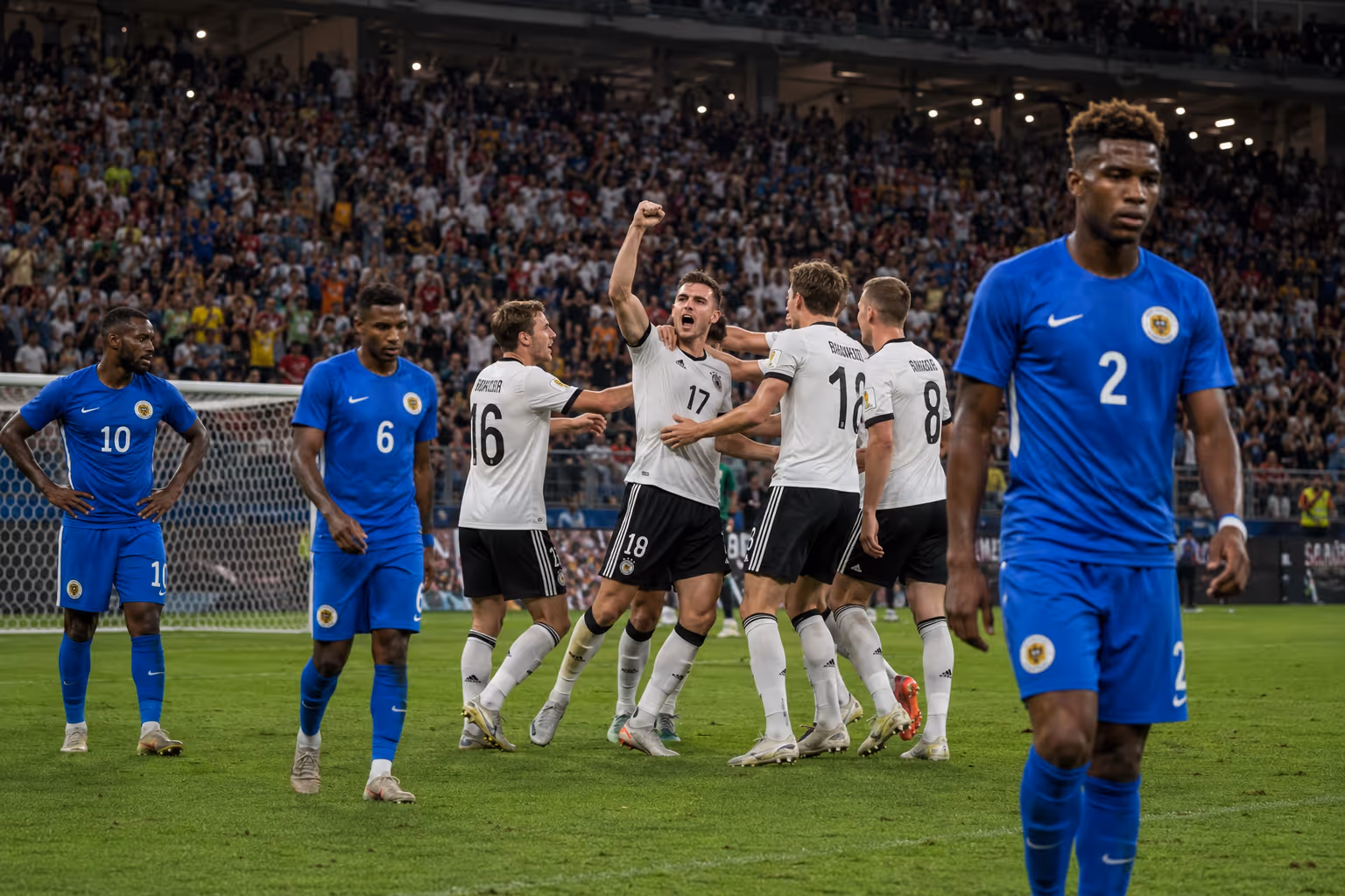 Deutschland startet mit 7:1: Gala mit Warnsignal? | Symbolbild KI-generiert © 2026 EMH AG JS by OpenAI 5.5