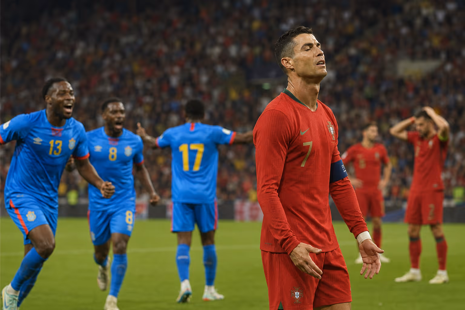 Ronaldo-Rekordspiel: Portugal stolpert über Kongo | Symbolbild KI-generiert © 2026 EMH AG JS by OpenAI 5.5