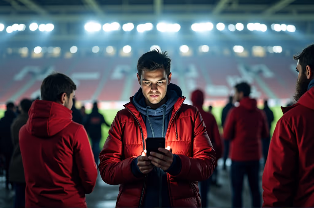 Eintrittskarten-App: Schnüffelt Bayern Fans aus? | Symbolbild KI-generiert © 2026 EMH AG JS by Flux