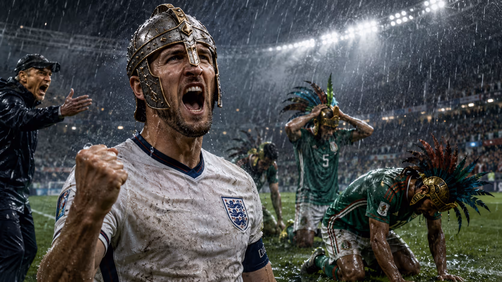 Mexiko raus: England überlebt die Festung | Symbolbild KI-generiert © 2026 EMH AG JS by OpenAI 5.5