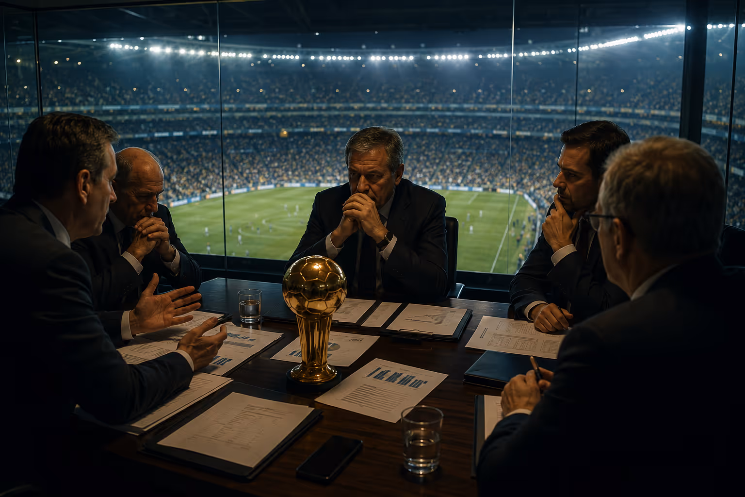 FIFA-Investorenplan: Plötzlich entdeckt der Fußball die Moral | Symbolbild KI-generiert © 2026 EMH AG JS by OpenAI 5.5