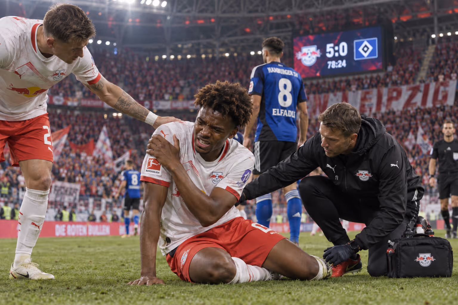 Ouédraogo wieder verletzt: Schulter-Schock vor DFB-Nominierung | Symbolbild KI-generiert © 2026 EMH AG JS by OpenAI 5.5